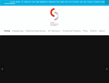 Tablet Screenshot of chartcontemporary.com